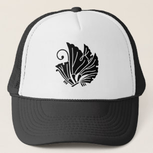 Gorra De Camionero Hojas de ginkgo en forma de mariposa
