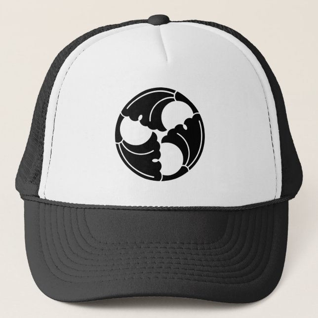 Gorra De Camionero Hojas de ginkgo trisecadas (Anverso)