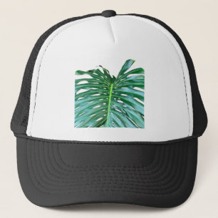 Gorra De Camionero Hojas de palma, follaje tropical, selva