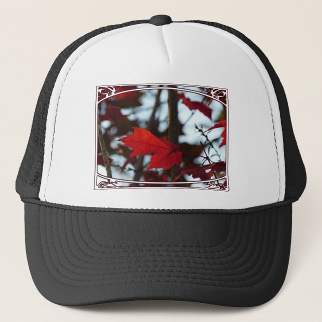 Gorra De Camionero Hojas de vacaciones (Anverso)