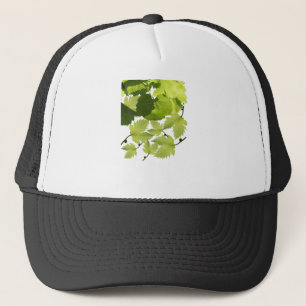 Gorra De Camionero Hojas de vid de uva verde