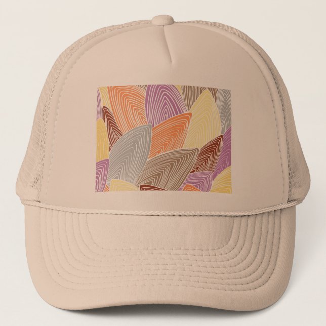 Gorra De Camionero Hojas pálidas (Anverso)
