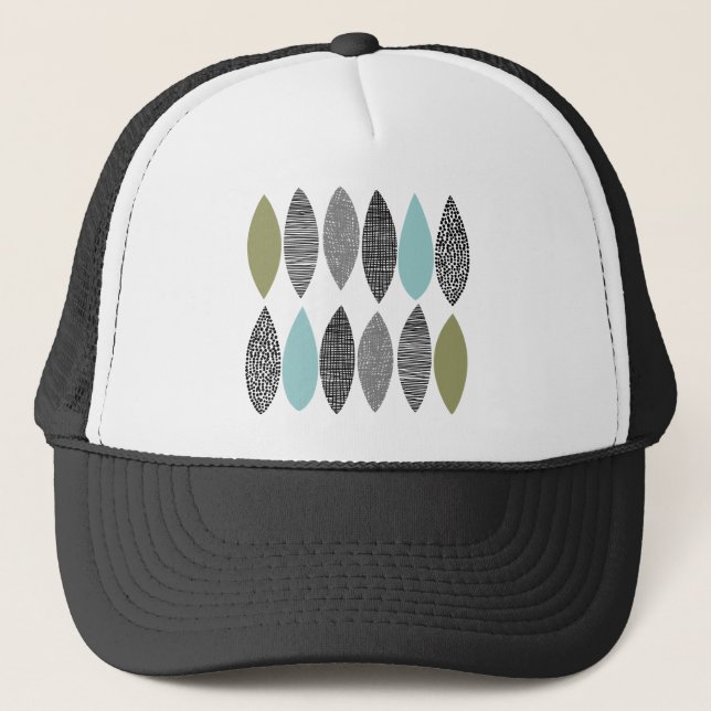 Gorra De Camionero Hojas texturadas 01 (Anverso)
