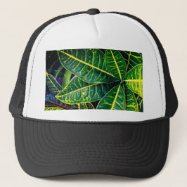 Gorra De Camionero Hojas verdes