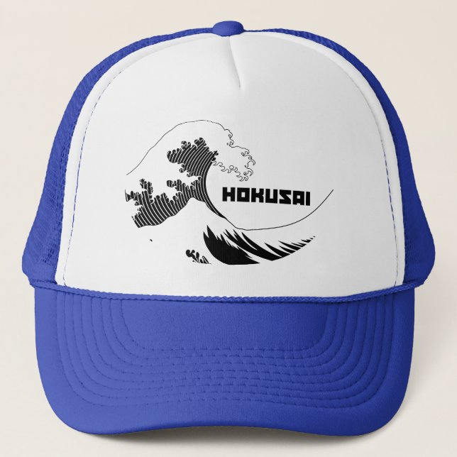 Gorra De Camionero Hokusai - la gran onda (Anverso)