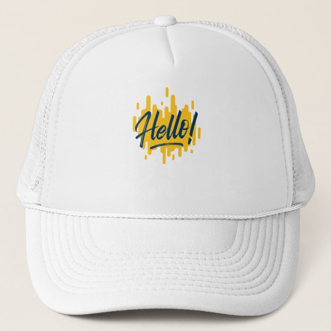 Gorra De Camionero Hola (Anverso)