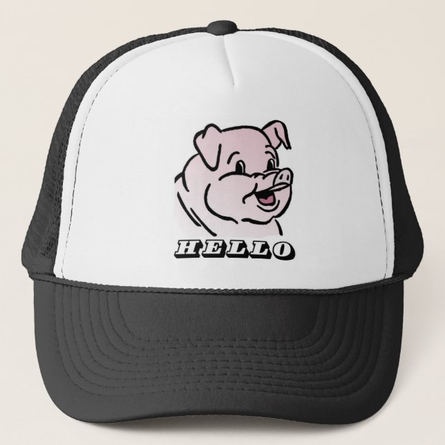 Gorra De Camionero Hola (Anverso)