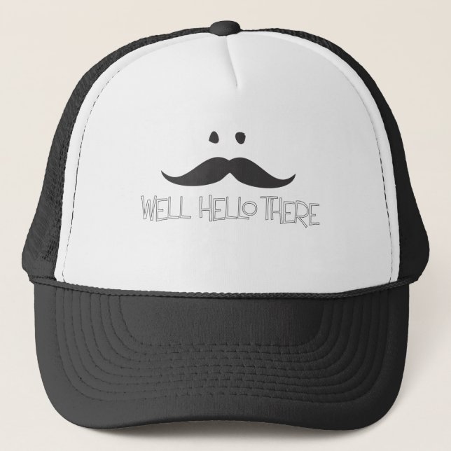 Gorra De Camionero Hola bigote (Anverso)