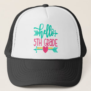 Gorra De Camionero Hola Chicas de 5º grado de vuelta a la escuela reg
