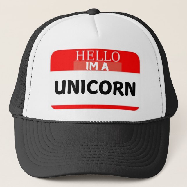 Gorra De Camionero Hola Im A Unicorn (Anverso)
