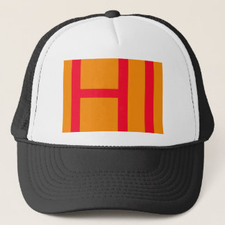 Gorra De Camionero Hola, puede significar hola, o el HI como en