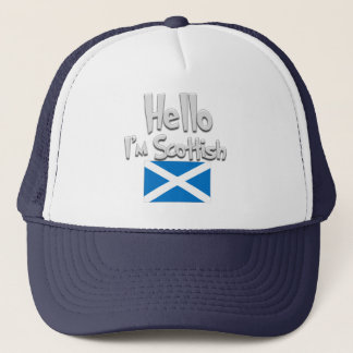 Gorra De Camionero Hola soy escocés