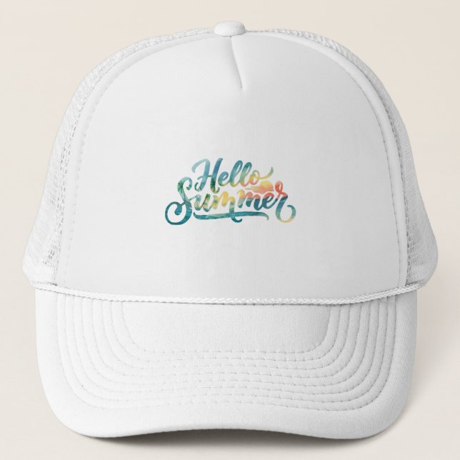 Gorra De Camionero Hola Verano (Anverso)