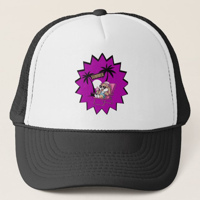 Gorra De Camionero Hola verano (Anverso)