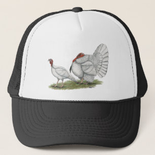 Gorra De Camionero Holanda blanca de los pavos