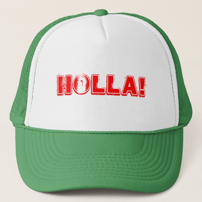 GORRA DE CAMIONERO ¡HOLLA! (Anverso)