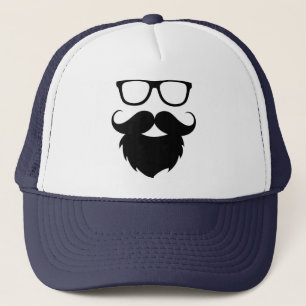 Gorra De Camionero Hombre con barba divertida totalmente crecida