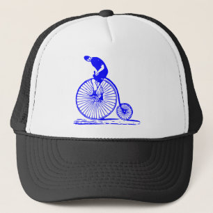 Gorra De Camionero Hombre con un penny Farthing - Azul