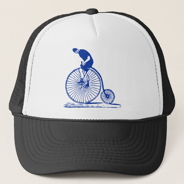 Gorra De Camionero Hombre con un penny Farthing - Naval (Anverso)