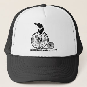 Gorra De Camionero Hombre con un penny Farthing - Negro