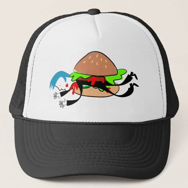 Gorra De Camionero Hombre de la hamburguesa (Anverso)
