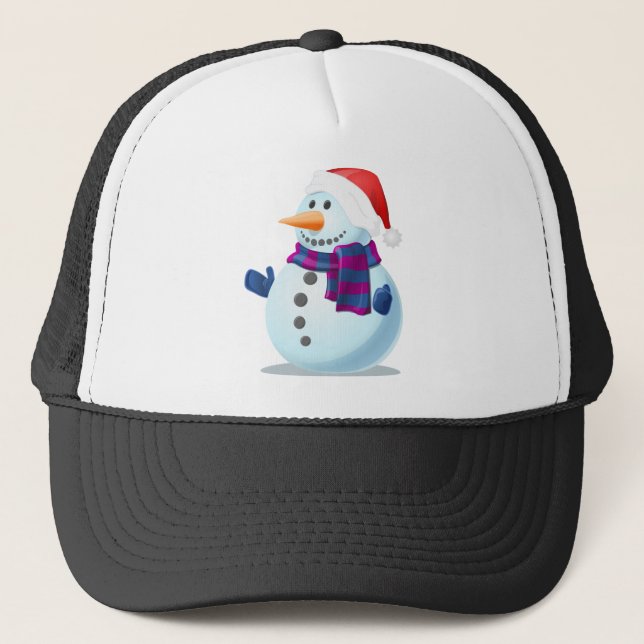 Gorra De Camionero hombre de nieve (Anverso)