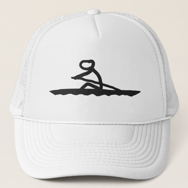 Gorra De Camionero Hombre de palos remando (Anverso)