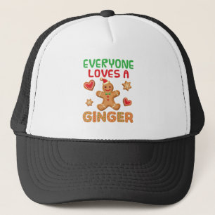 Gorra De Camionero Hombre de pan de jengibre a todo el mundo le encan