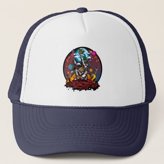 Gorra De Camionero Hombre del espacio de Atlas (Anverso)