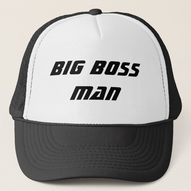 Gorra De Camionero Hombre del gran jefe (Anverso)