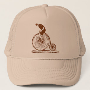 Gorra De Camionero Hombre en un penny Farthing - Brown