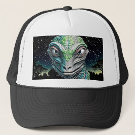 Gorra De Camionero Hombre Lizard Rebelde Ser Extraterrestre Extranjer