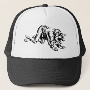 Gorra De Camionero Hombre lobo que come al bebé
