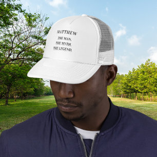 Gorra De Camionero Hombre mito leyenda nombre diversión