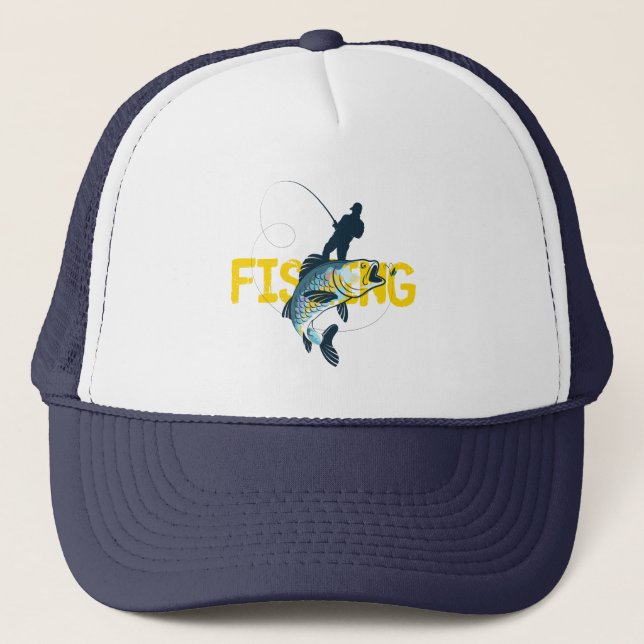 Gorra De Camionero Hombre pescador (Anverso)