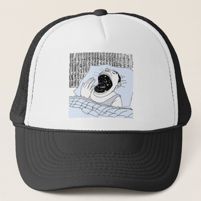 GORRA DE CAMIONERO HOMBRE Y COSMOS (Anverso)
