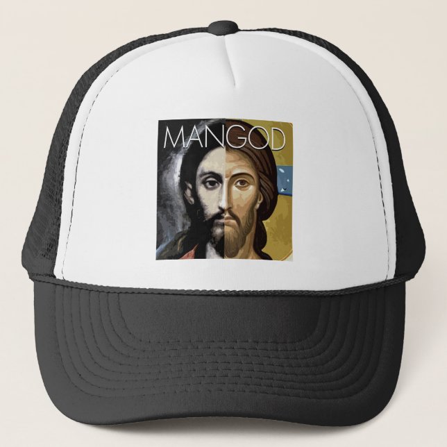 GORRA DE CAMIONERO HOMBRE Y DIOS (Anverso)