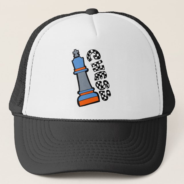 Gorra De Camionero hombres de ajedrez (Anverso)