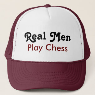 Gorra De Camionero Hombres de verdad juegan al ajedrez