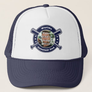 Gorra De Camionero Hombres Día De Béisbol Tema Personalizado Trucker 