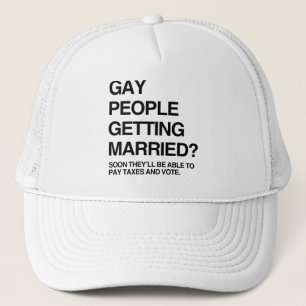GORRA DE CAMIONERO HOMBRES GAYS CASADOS