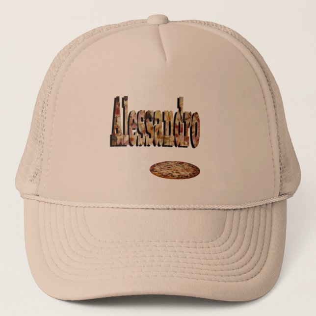 Gorra De Camionero Hombres Llamados Alessandro, (Anverso)