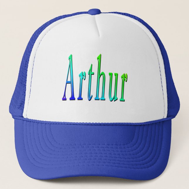 Gorra De Camionero Hombres Llamados Arthur, (Anverso)