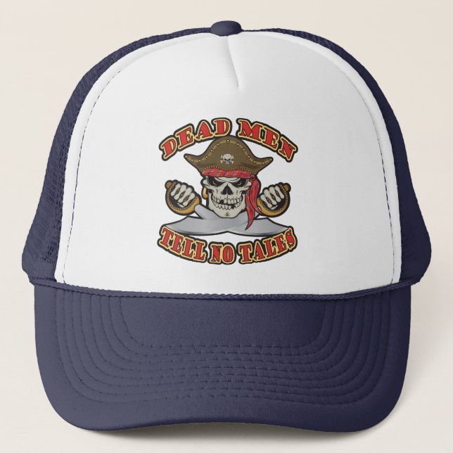 Gorra De Camionero Hombres muertos no dicen historias (Anverso)