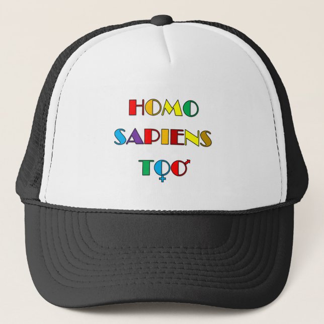Gorra De Camionero HOMO SAPIENS Hat (Anverso)