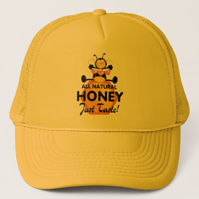 Gorra De Camionero Honey Bee (Anverso)