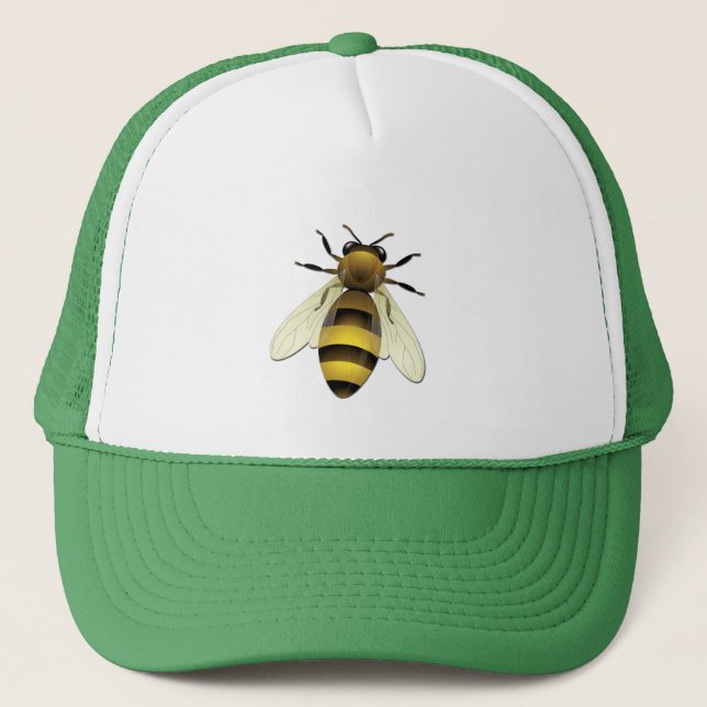 Gorra De Camionero Honey Bee (Anverso)