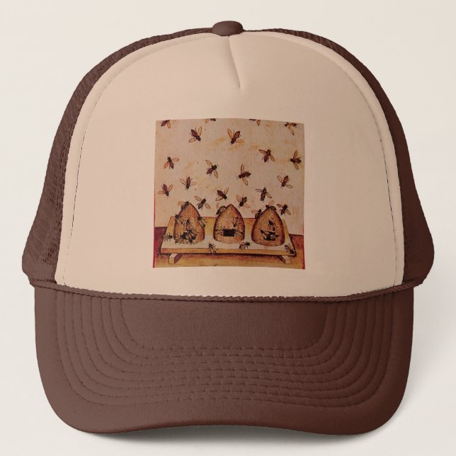 GORRA DE CAMIONERO HONEY BEE, BEEKEPER (Anverso)