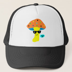 Gorra De Camionero hongo lindo más fresco con gafas