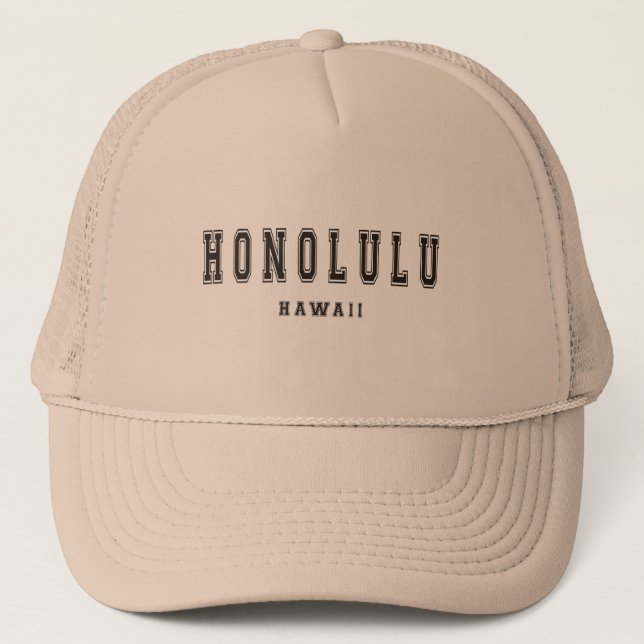 Gorra De Camionero Honolulu Hawaii (Anverso)